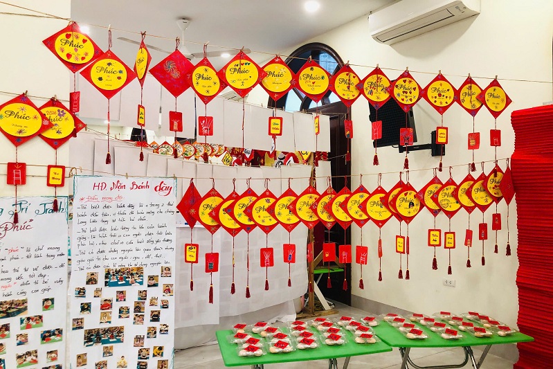 BÉ CHÚC TẾT. LỚP MÚA THIÊN THẦN. NHÓM TRẺ, LỚP MẪU GIÁO ĐỘC LẬP 31 NHÀ CHUNG